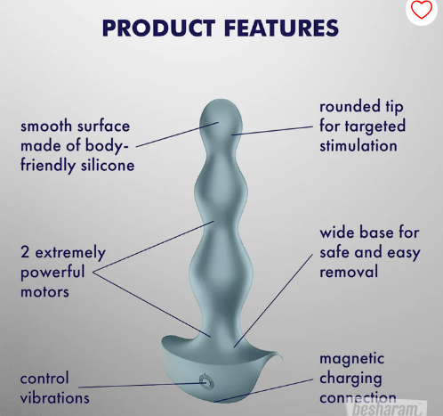 Máy rung Satisfyer Lolli Anal Plug 2 massage kích thích hậu môn âm đạo 2 in 1